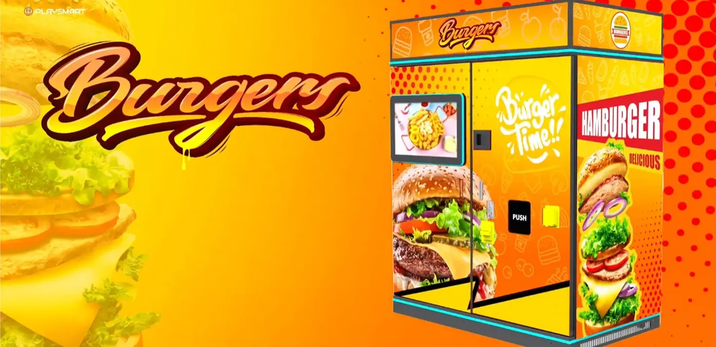 Video of AI033 Burger Vending Machine