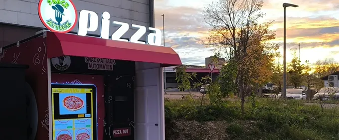 Why are pizza machines so popular overseas?